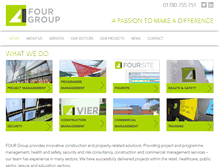 Tablet Screenshot of fourgroup.co.uk